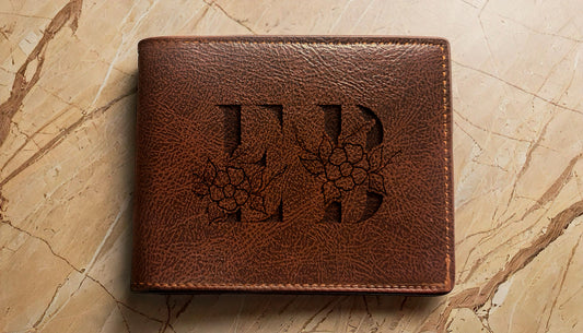 Slim Wallet - Initials