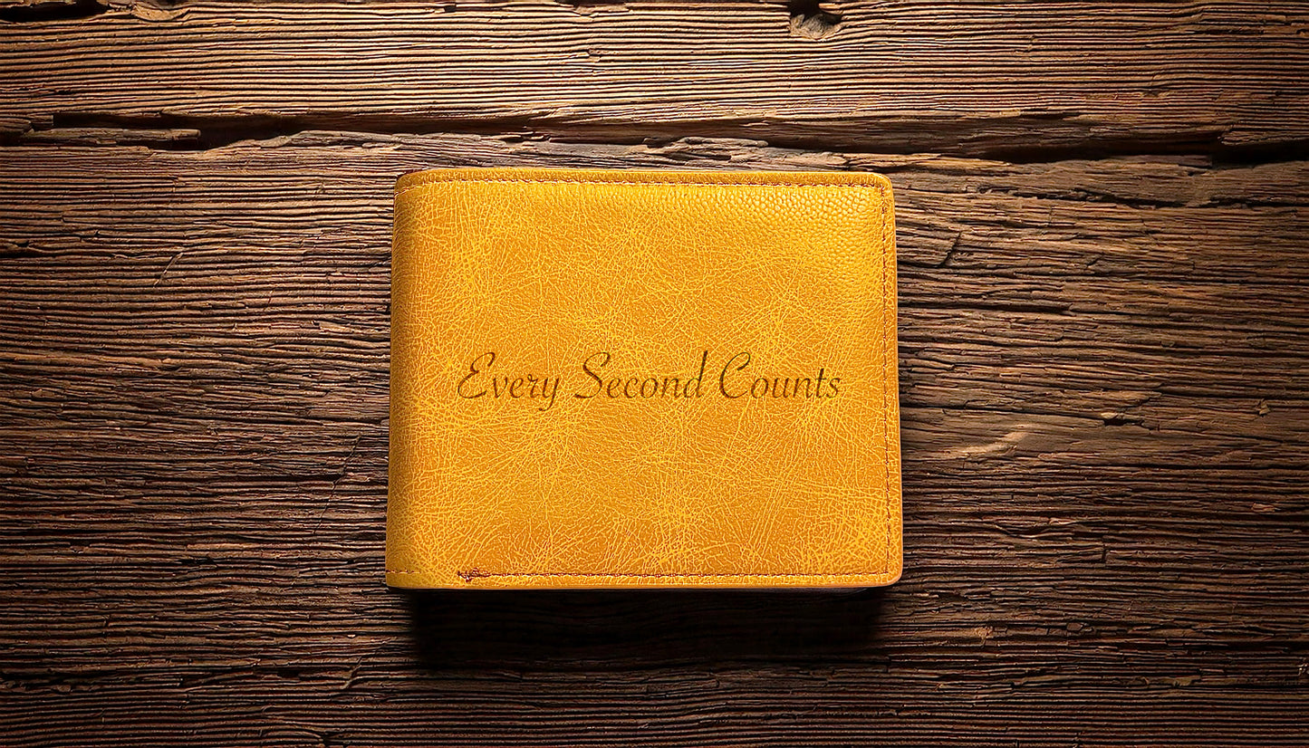 Slim Wallet - Every Second Counts
