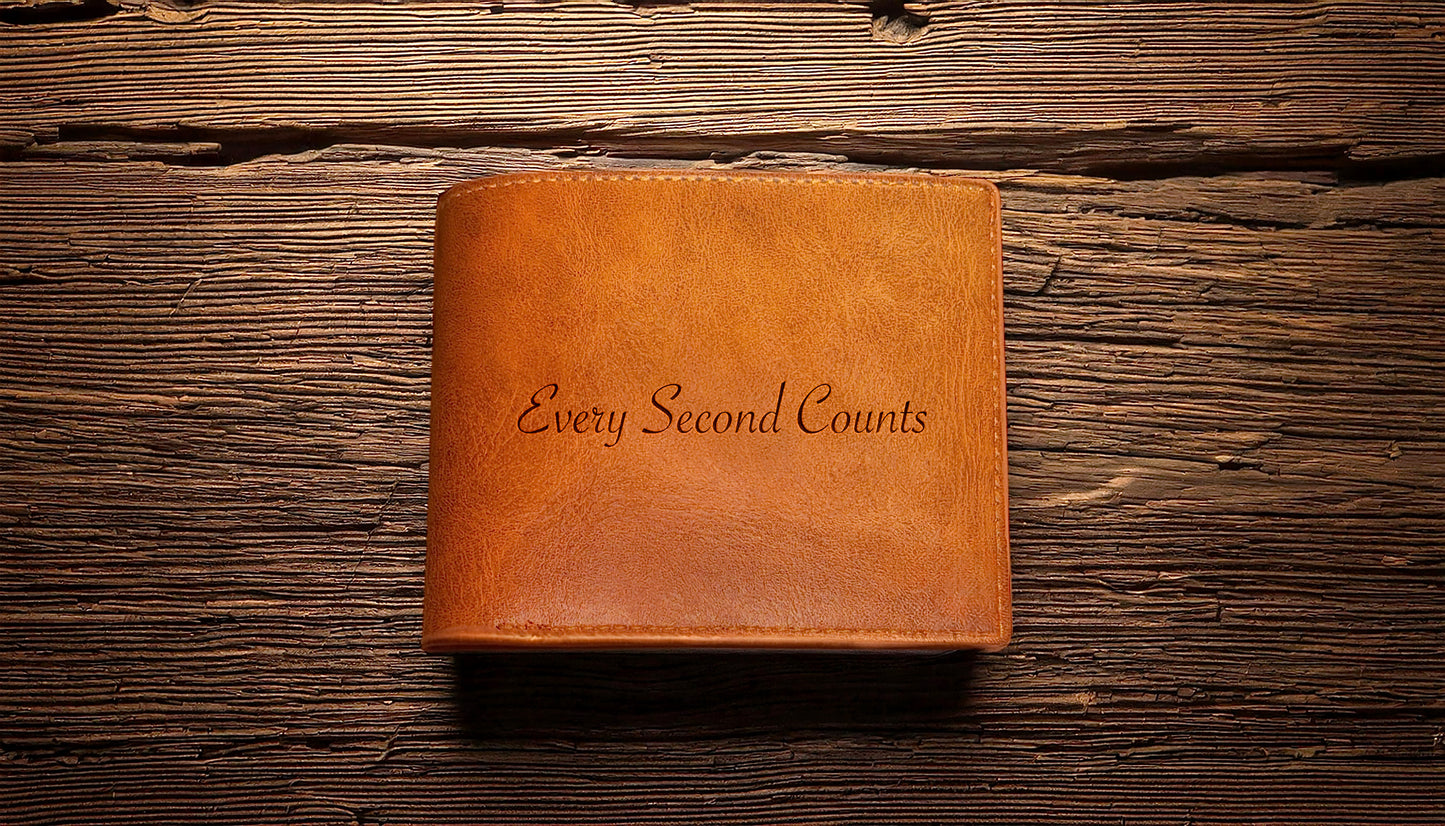Slim Wallet - Every Second Counts